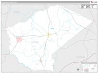 Glascock County, GA Wall Map Zip Code