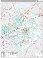Gwinnett County, GA Wall Map Zip Code