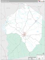 Jasper County, GA Wall Map Zip Code