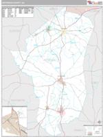Jefferson County, GA Wall Map Zip Code