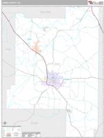 Lamar County, GA Wall Map Zip Code