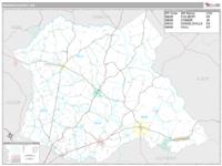 Madison County, GA Wall Map Zip Code