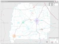 Pike County, GA Wall Map Zip Code