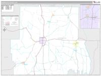 Randolph County, GA Wall Map Zip Code