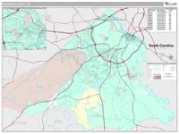 Richmond County, GA Wall Map Zip Code