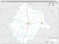 Taylor County, GA Wall Map Zip Code