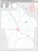 Terrell County, GA Wall Map Zip Code