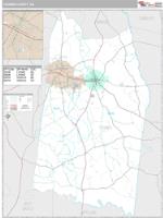 Toombs County, GA Wall Map Zip Code