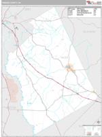 Twiggs County, GA Wall Map Zip Code