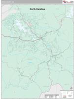 Union County, GA Wall Map Zip Code