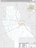 Ware County, GA Wall Map Zip Code