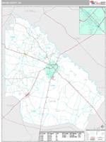 Wayne County, GA Wall Map Zip Code