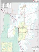 Whitfield County, GA Wall Map Zip Code