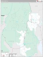 Adams County, ID Wall Map Zip Code