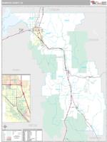 Bannock County, ID Wall Map Zip Code