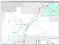 Bingham County, ID Wall Map Zip Code