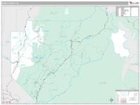 Boise County, ID Wall Map Zip Code