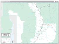 Boundary County, ID Wall Map Zip Code