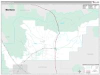 Clark County, ID Wall Map Zip Code
