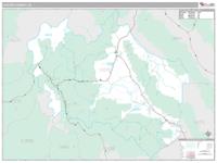 Custer County, ID Wall Map Zip Code
