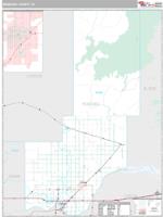 Minidoka County, ID Wall Map Zip Code