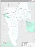 Nez Perce County, ID Wall Map Zip Code