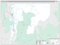 Valley County, ID Wall Map Zip Code