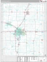 Champaign County, IL Wall Map