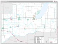 Clinton County, IL Wall Map Zip Code