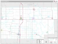 Douglas County, IL Wall Map Zip Code