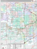 DuPage County, IL Wall Map Zip Code