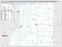 Hancock County, IL Wall Map