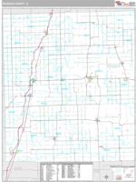 Iroquois County, IL Wall Map Zip Code