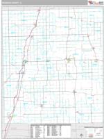 Iroquois County, IL Wall Map