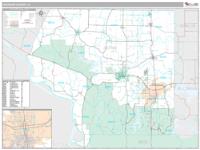 Jackson County, IL Wall Map