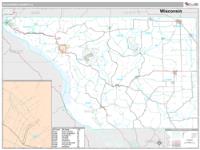Jo Daviess County, IL Wall Map Zip Code