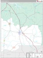 Johnson County, IL Wall Map Zip Code
