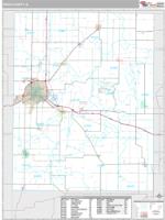 Knox County, IL Wall Map Zip Code