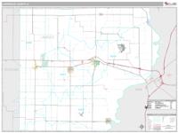 Lawrence County, IL Wall Map Zip Code
