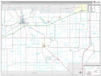 Lee County, IL Wall Map Zip Code