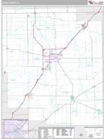 Logan County, IL Wall Map Zip Code