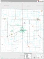 McDonough County, IL Wall Map