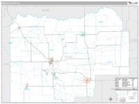 Menard County, IL Wall Map Zip Code