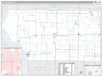 Mercer County, IL Wall Map