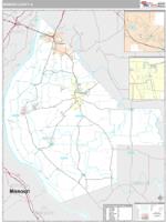 Monroe County, IL Wall Map Zip Code