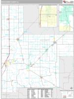 Montgomery County, IL Wall Map Zip Code