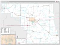 Morgan County, IL Wall Map