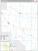 Moultrie County, IL Wall Map