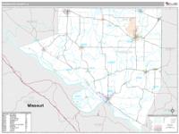 Randolph County, IL Wall Map Zip Code