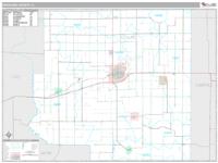 Richland County, IL Wall Map Zip Code